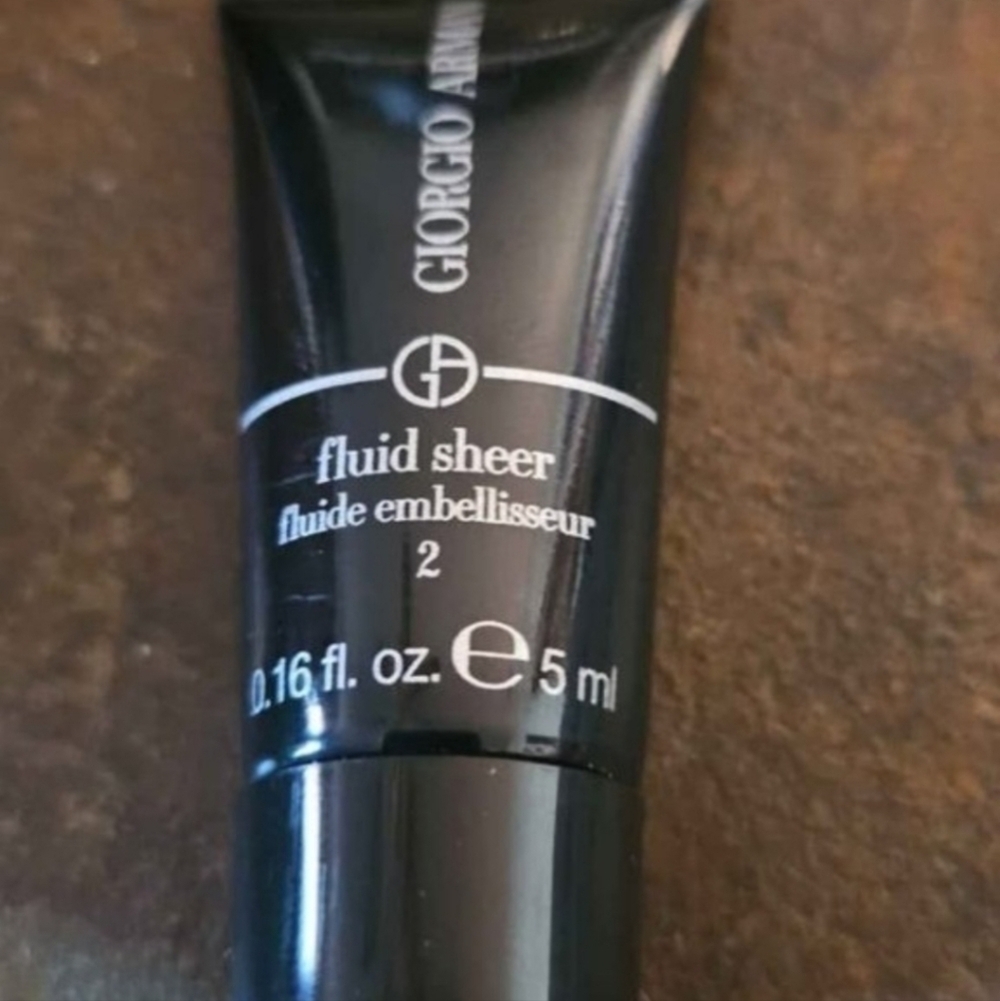 Giorgio Armani Fluid Sheer Glow Enhancer Champagne Trial Size NIP